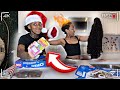 Epic itching powder in girlfriend christmas hat prank   hilarious  