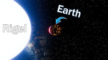 What if the star Rigel replaces the Sun | Universe Sandbox