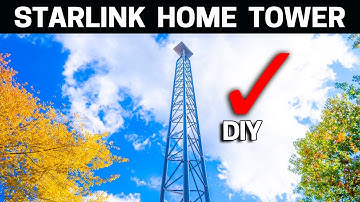 How to Install a Starlink Tower - No More Obstructions!