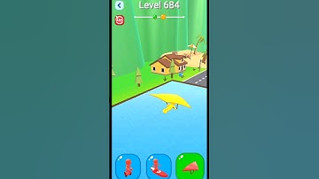 Shape-Shifting Race Gameplay Level-684 ! All Levels games Walkthrought #shorts #shapeshifting