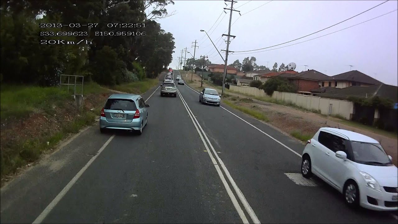 BKH02W Green P Plater double centre lines U turn YouTube
