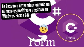 C# Windows Forms Numero Es Positivo o Negativo