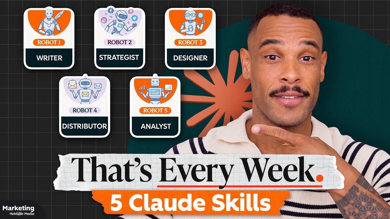 5 Claude Skills That Automate My Marketing (Full Walkthrough)