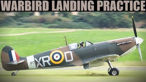 WWII Warbird Group Take Off & Landing Practice | Spitfire P-51 | DCS WORLD