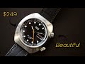 $249 Beautiful Vintage Style Diver - TP &amp; Co Automatic Dive Watch 38mm COMPRESSOR Tonneau Case