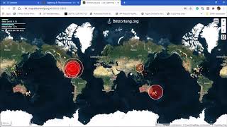 Live Lightning strikes detection system screenshot 2