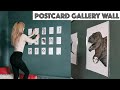 Framed Postcard Gallery Wall | LLimWalker