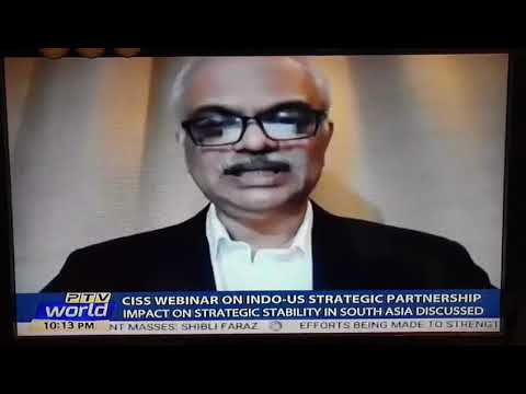 PTV World Report on CISS Webinar - Two Decades of India-US Strategic Partnership