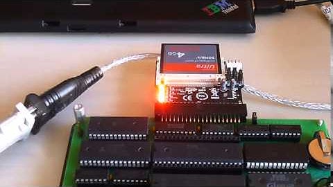 LM-512 homebrew Z80 system demoing interrupt system and AY-3-8912 sound