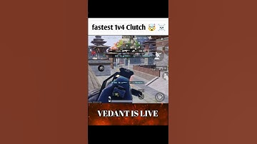 Bgmi 1v4 Clutch 🤯☠️#bgmi #pubgmobile #jonathangaming #gaming #shorts #vedantislive #1v4 #shorts