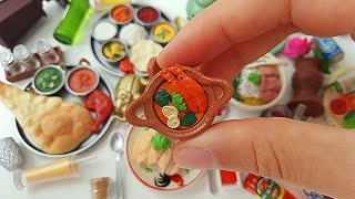 🥘Unboxing FULL SET Re-Ment - India and Southeast Asian Dining - Blind Box Miniature DIY 🥗