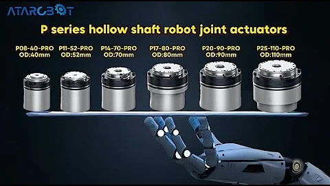 Stop Cable Chaos in Your Robot! | The P-Series Hollow Shaft Actuator Solution #robotactuator