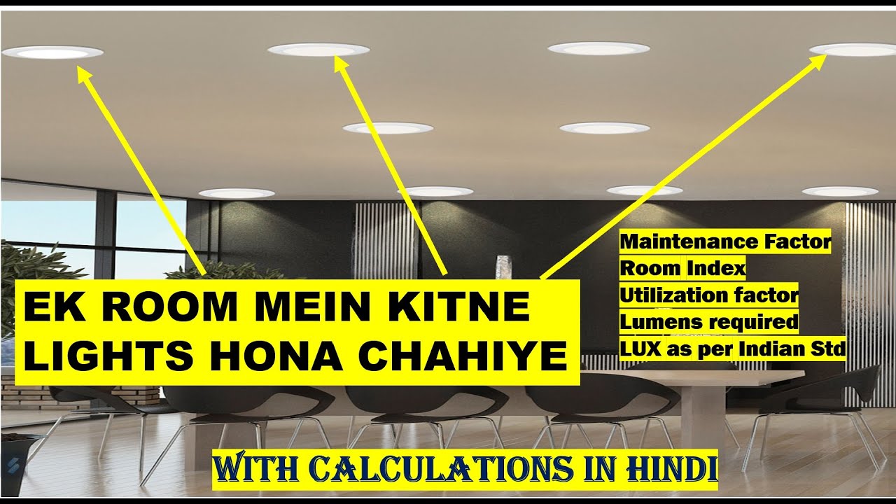 Check Lux Level - Calculate How many lights required for achieving lux ...