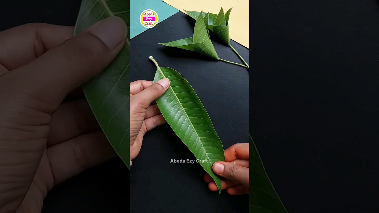 Mango Leaf Toran | Mango Leaf Decoration idea | #shorts #craft #leafcraft