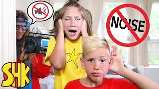 no noise for 24 hours try not to laugh smashers challenge superherokids