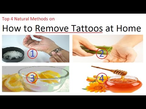 4 Top Natural Methods How to Remove Tattoos at Home