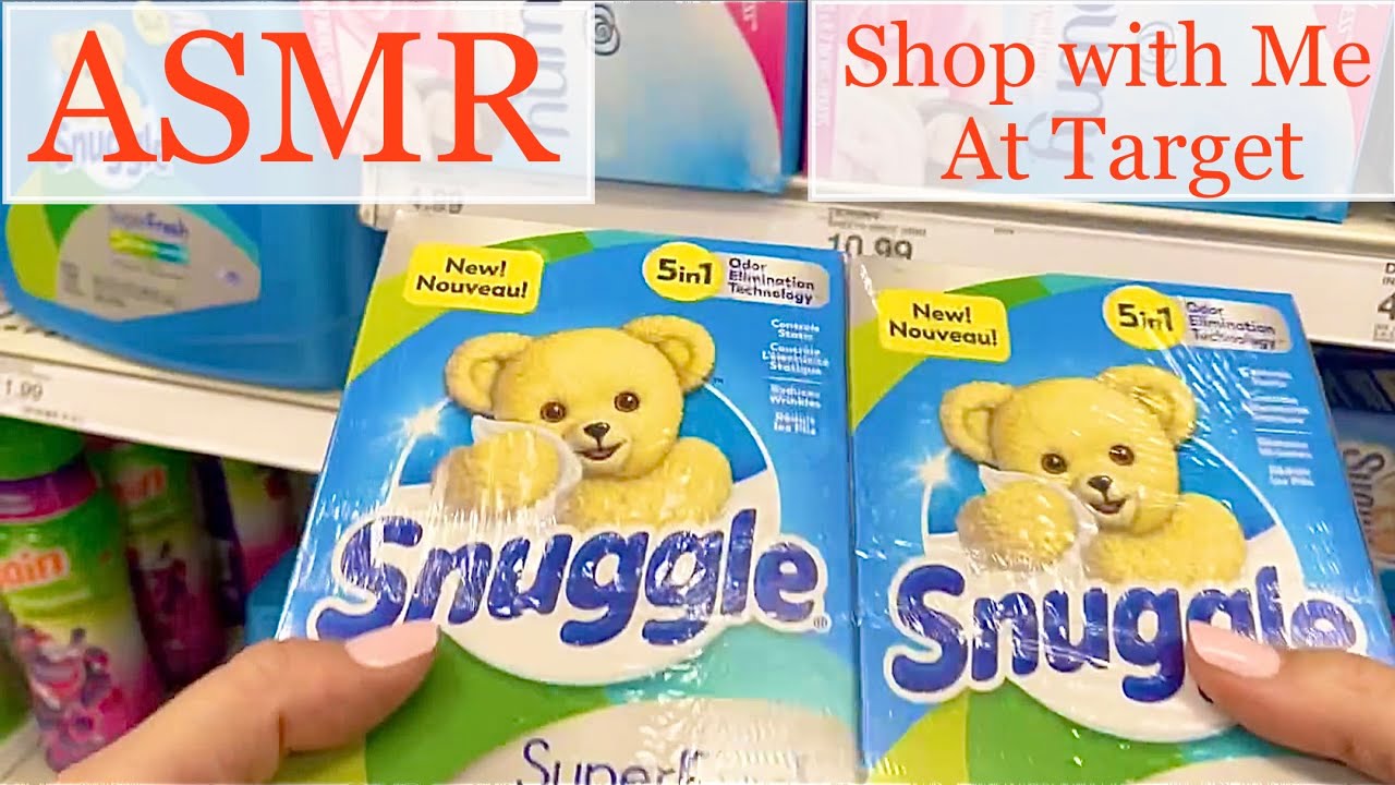 【ASMR】Shop with Me at TARGET | Cleaning Items & Detergent | No Talking