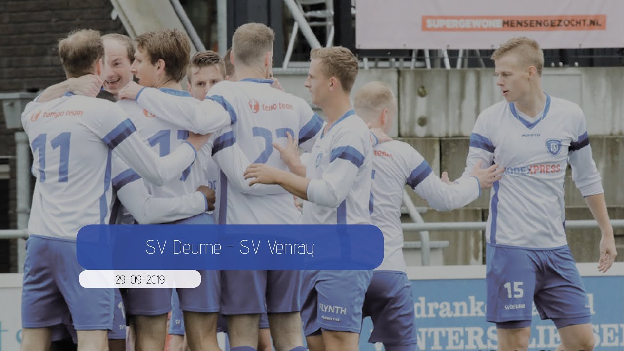 SV Deurne 1 - SV Venray 1 || Samenvatting  || Seizoen 2019-2020