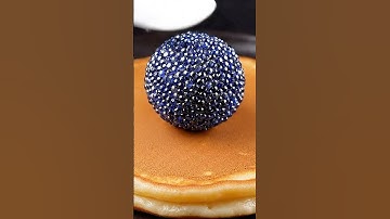 Spreading Sapphire on a Pancake 🔵🥞 #sapphire #jewels #pancake #spreading #asmrvideo #asmr #aiasmr