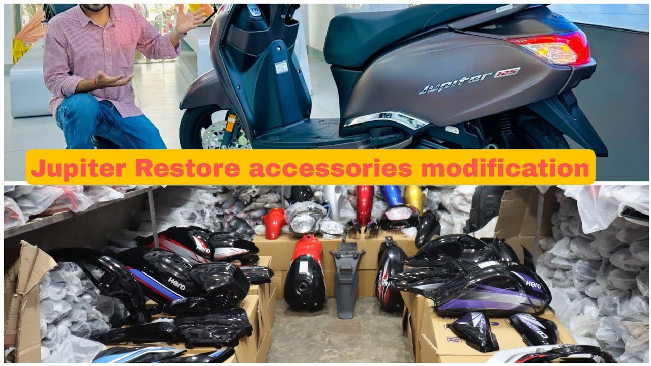 TVS Jupiter Spare parts ! Jupiter Accessories Fitting ! Jupiter scooty
