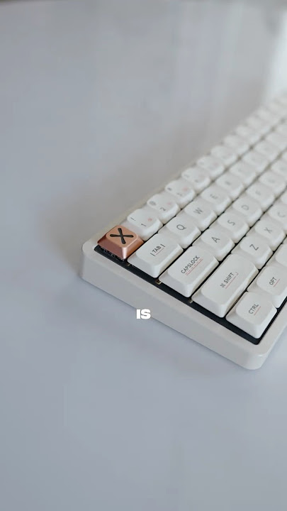 The Creamiest Low Profile Keyboard