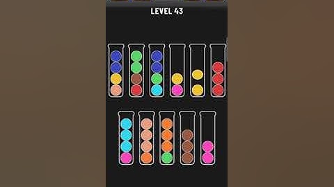 Ball Sort Puzzle Level-43 Walkthrough #Funbraingames || SGA