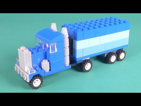 overdrive bånd korrekt Lego Semi-Truck Building Instructions - Lego Classic 10705 "How To" -  YouTube