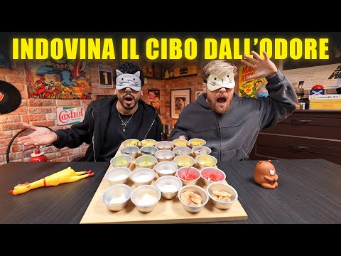 Video RIESCI AD INDOVINARE IL CIBO DALL’ODORE DA BENDATO? - UNA SFIDA VERAMENTE INCREDIBILE ED IMPOSSIBILE