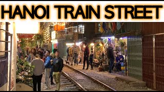 Hanoi Train Street in Vietnam