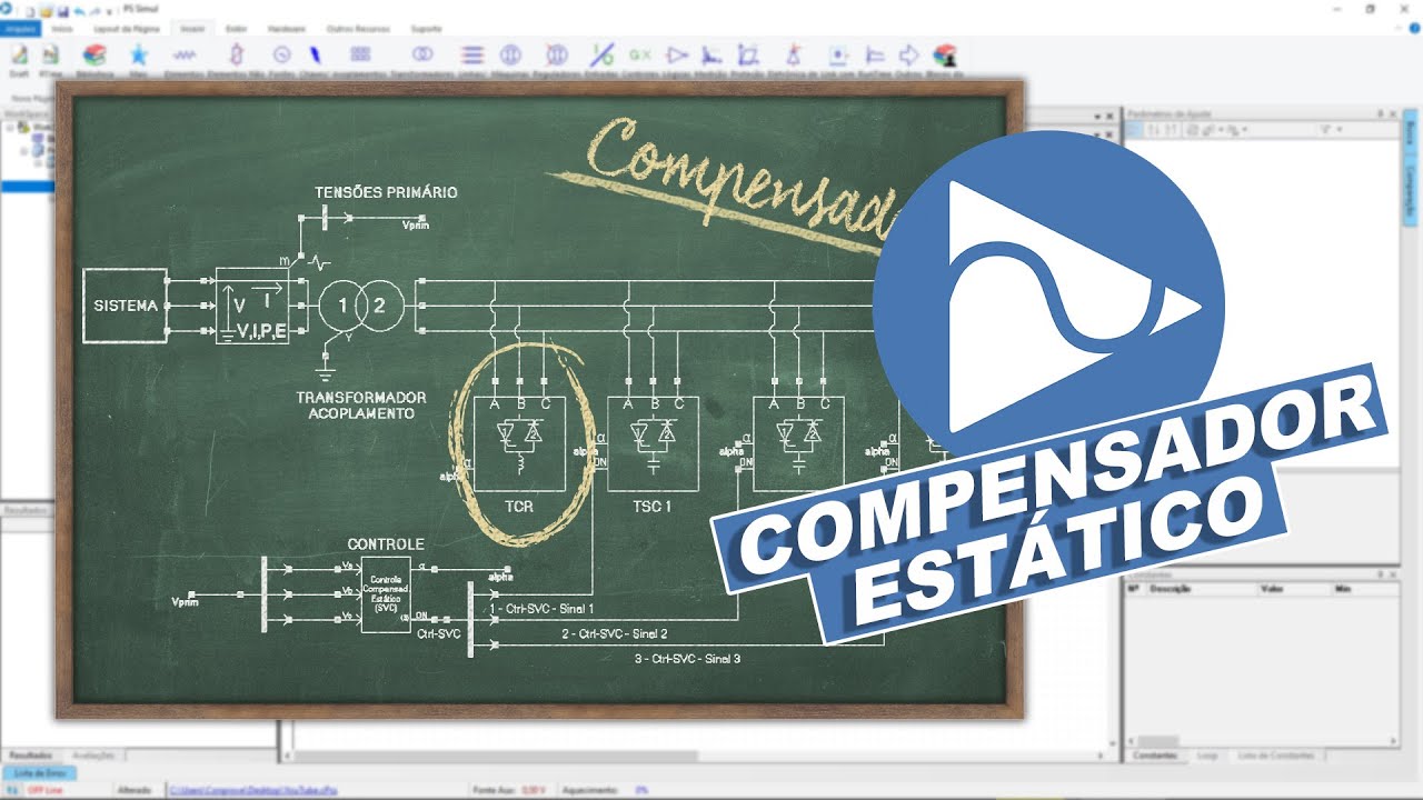 Utilização de um Compensador Estático SVC