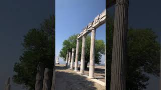 Teleferikle çıkılan tek antik kentimizi ziyaret ettiniz mi ? #keşfet #pergamon