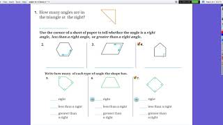 Ch 12 Lesson 2/ Describe Angles in Plane Shapes