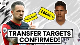 Ings & Varane Make United's Transfer Target List! | Man United News