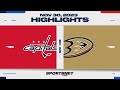 NHL Highlights | Capitals vs. Ducks - November 30, 2023