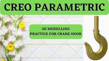 How To Make A Creo Parametric 3D Model for Crane Hook using Swept Blend In Tamil-25
