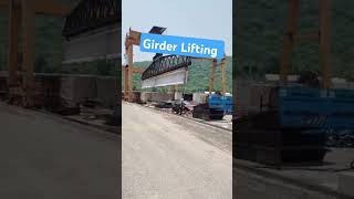 Precast Girder Lifting  Psc Girder  Casting Yard  Gantry heavycivil