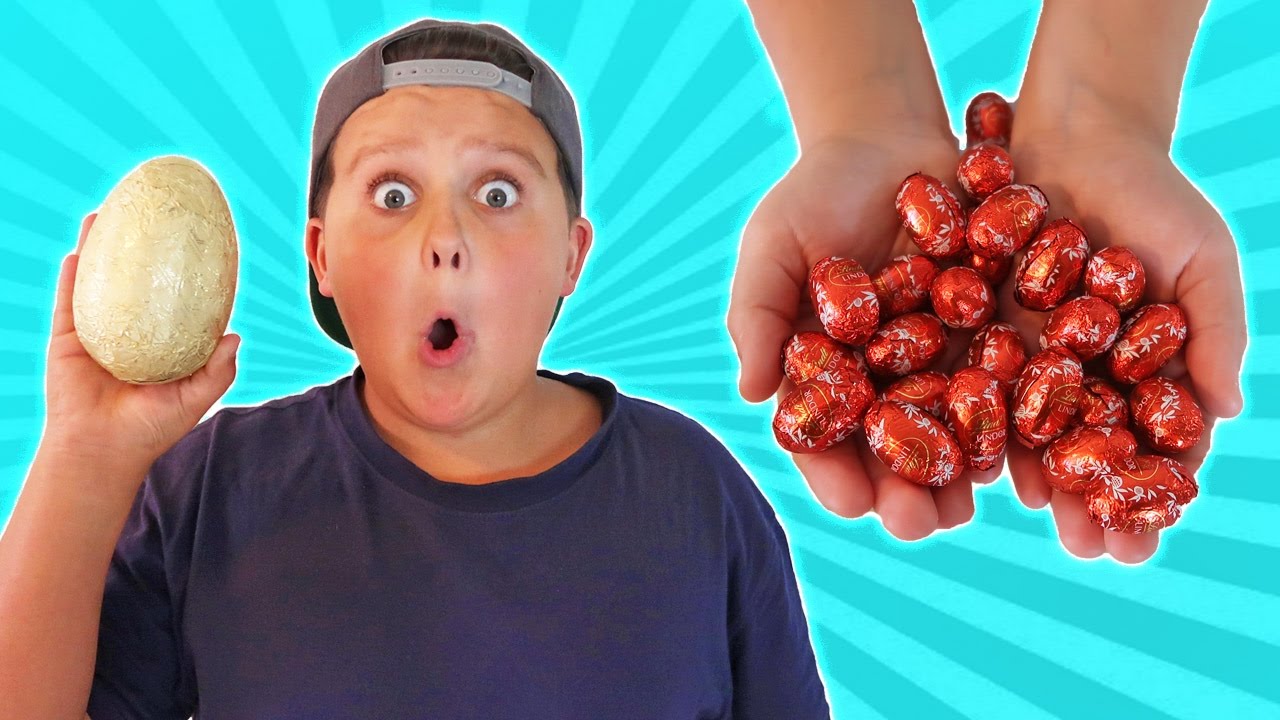 Chocolate Egg Candy Challenge | Kyle's Toys & Games