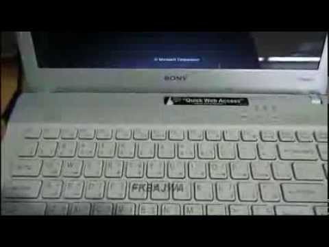 how to Restore a Sony vaio laptop to factory settings - YouTube