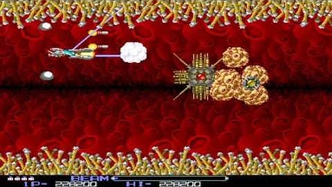 R-Type Stage 4-5 1987 Irem Mame Retro Arcade Games