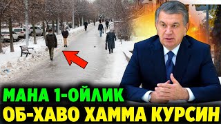 ШОШИЛИНЧ! УЗБЕКИСТОНДА 1-10-20-30-НОЯБР 1-ОЙЛИК ОБ-ХАВО ХАММА КУРСИН..