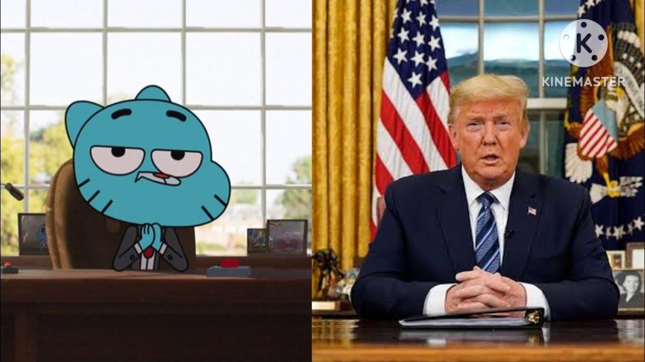 The Amazing World of Gumball Gumball Watterson as Mr. President!!! YouTube