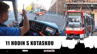 Středeční celodenka s T3R Kotas🚋 Cab view tram Brno