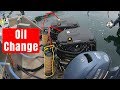 How to Change Boat Engine Oil (On The Water)