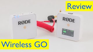 Rode Wireless GO Compact Wireless Microphone System Review and Sound/Audio Quality Test - White