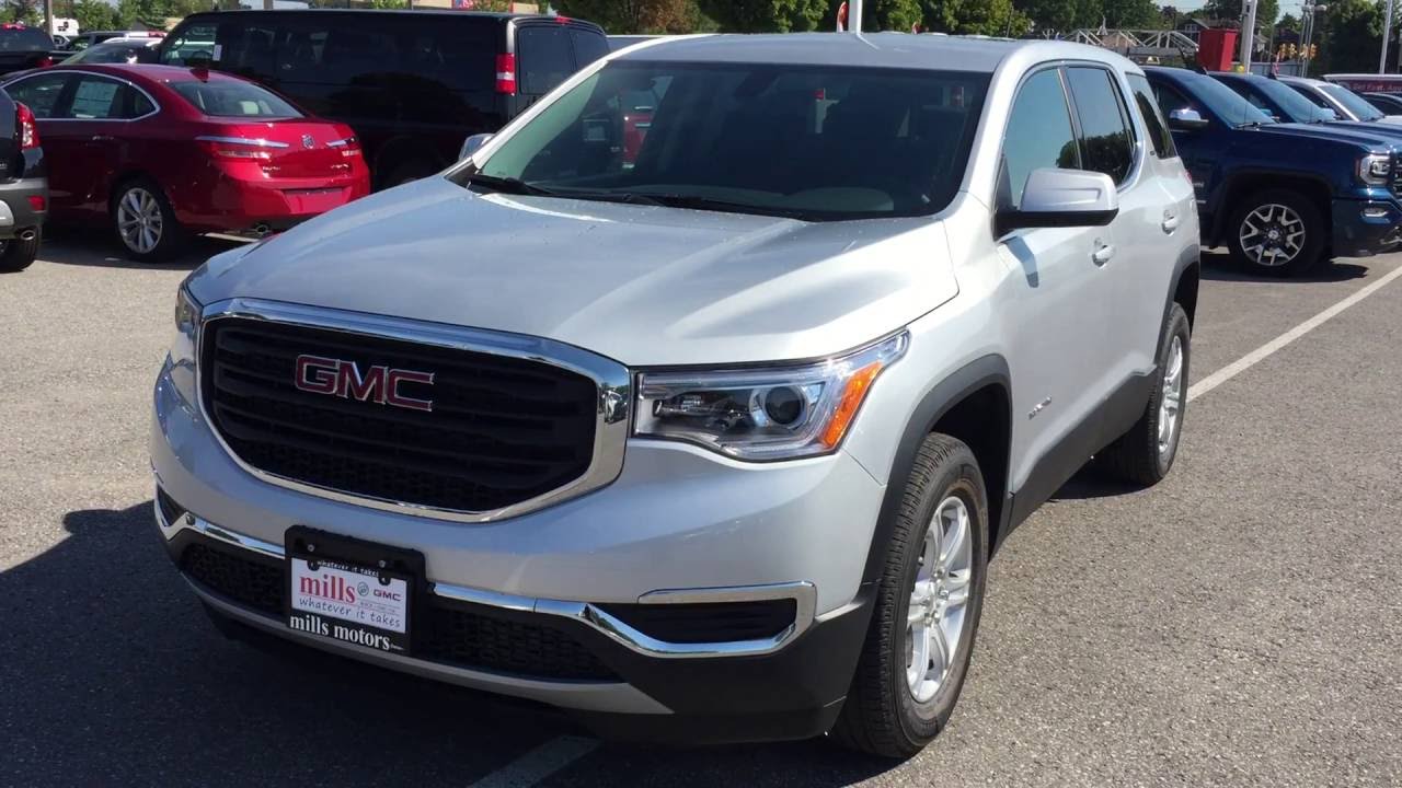 2017 Gmc Acadia Sle Fwd Silver Oshawa On Stock 170061 You 2017 Gmc Acadia Sle Fwd Silver Oshawa On Stock 170061