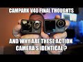 Campark V40 final thoughts & why these action cameras look alike