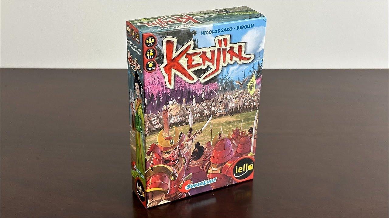 Kenjin board game What's in the box? YouTube