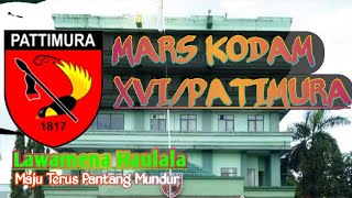 Lagu Mars Kodam XVI/PATIMURA