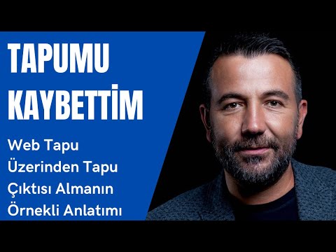 Web Tapu üzerinden Tapu Çıktısı Nasıl Alınır ? Örnekli Anlatım