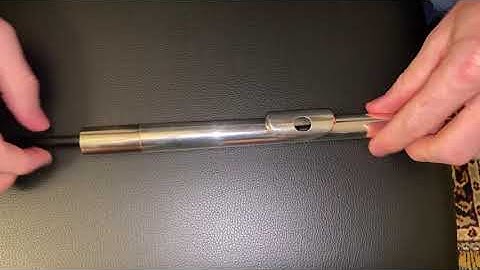 Flute Fundamentals - Head Joint Cork Adjustment